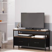 Meuble TV entertainment center tiroirs stoffen